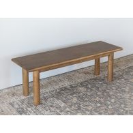 Toasted Natural Oak Dining Bench 
