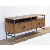 Natural Wood Media Console