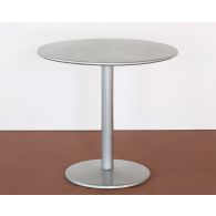 Aluminum Pedestal Cafe Table
