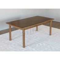 Toasted Natural Oak Dining Table With Extension
