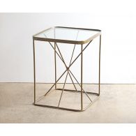 Hourglass End Table