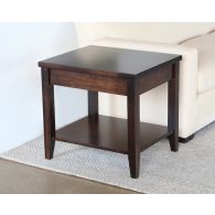 Crawford End Table with Shelf