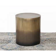 Antique Brass Ombre End Table