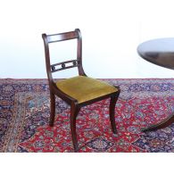 Regency Style Mahogany Dining Room Chair, Circa 1960