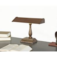 Vintage Brown Fluorescent Desk Lamp