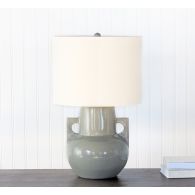 Light Grey Aluminum Table Lamp 