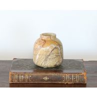 Small Marble Rain Forest Brown Vase
