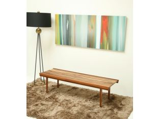 Vintage Slat Bench or Coffee Table