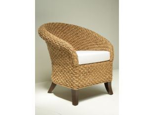 Capri Chair with White Cushion