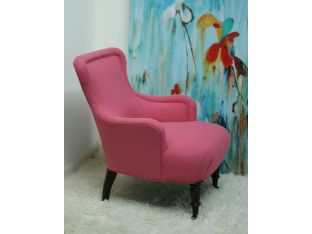 Pink Cotton Chair