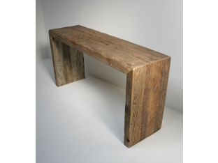 Bleached Pine Console Table