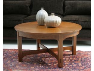 Arts and Crafts Round Coffee Table