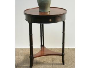 Three Legged Side Table with Walnut Top