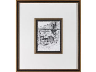 Pennell New York Etching II 17.5W x 19.5H