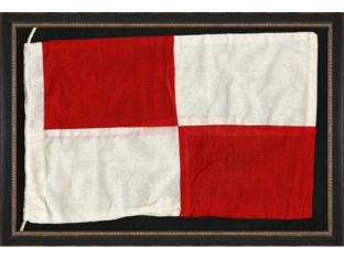 Nautical Flag U 22.5W x 15.5H