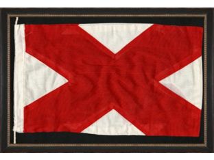 Nautical Flag V 22.5W x 15.5H