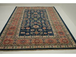 10' x 7' New Blue Wool Soltanabad Persian Rug