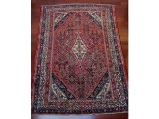 6'8" x 9'6" Antique Persian Rug