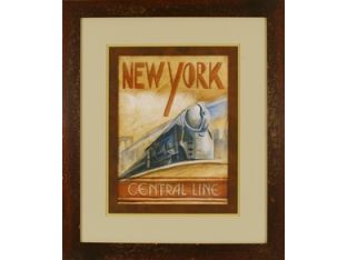 New York Central Line 24W x 28H