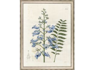 Large Blue Botanical I 34W x 44H