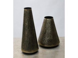 Set of 2 Cone Vases