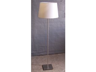 Simple Floor Lamp with White Shade