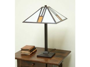 Tiffany-style Mission Table Lamp
