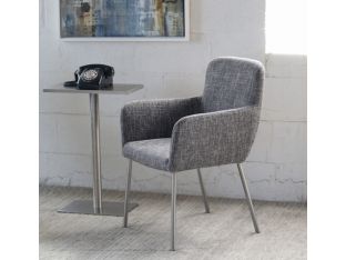 Gray Tweed Arm Chair