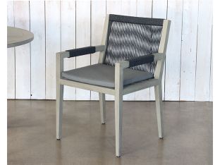 Weathered Grey Teak Outdoor Armchair