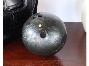 Grey Bowling Ball w/ Bag