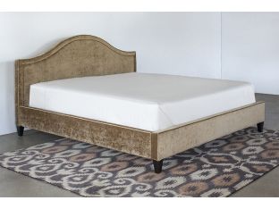 King Bed in Rome Pecan 