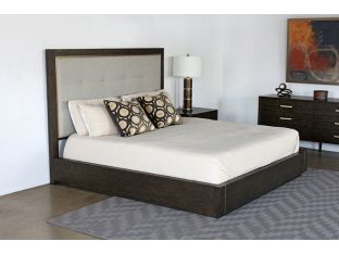 Sable Brown King Bed With Panel Headboard