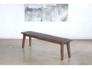 Weathered Hickory Dining Bench
