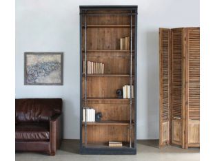 Reclaimed Pine Library Bookcase