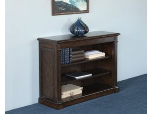 Mahogany Bookshelf With Two Adjustable Shelves
