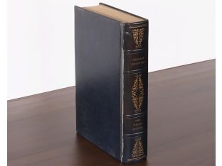 Blue & Gold Hardcover Book