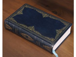 Blue & Gold Hardcover Book