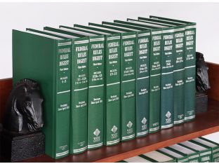 Green Federal Rules Digest Law Book