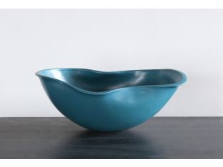 Vintage Mid-Century Blue Bowl