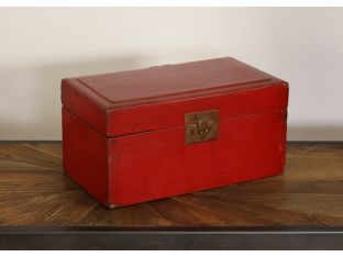 Antique Wood Document Box