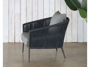 Charcoal Outdoor Club Chair
