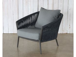 Charcoal Outdoor Club Chair