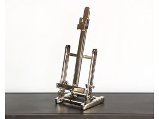Nickel Table Top Easel - Cleared
