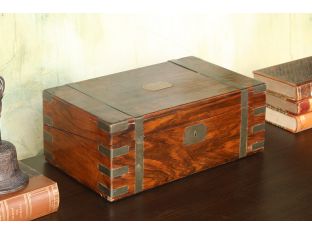 English Rosewood Lapdesk Or Box, 19th Century