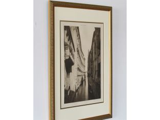 Framed Venice Photogravures 1, C.1890 15.5W x 22H