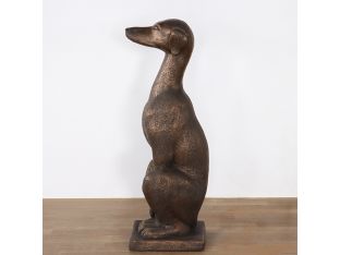 Bronze Sitting Greyhound Sculpture - Cleared