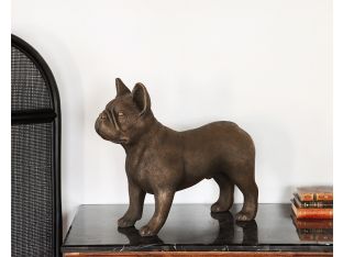 Bronze French Bulldog Sculpture - Cleared