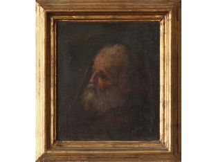 Old Man With Beard, Old Masters School, 19th Century