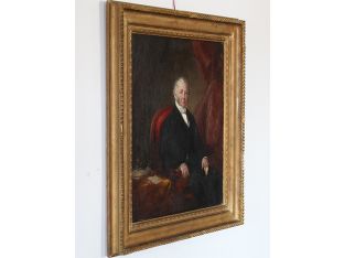 Portrait Of Older Gent, British School 19th Century 26.75W x 31H