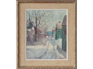 America Impressionist, Provincetown, Early 20th Century 26.5W x 23.5H